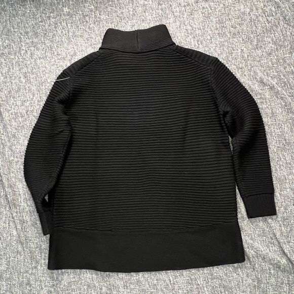 Athleta Merino Loose sweater 100% Merino extra fine Wool Oversized Medium black - Picture 4 of 4